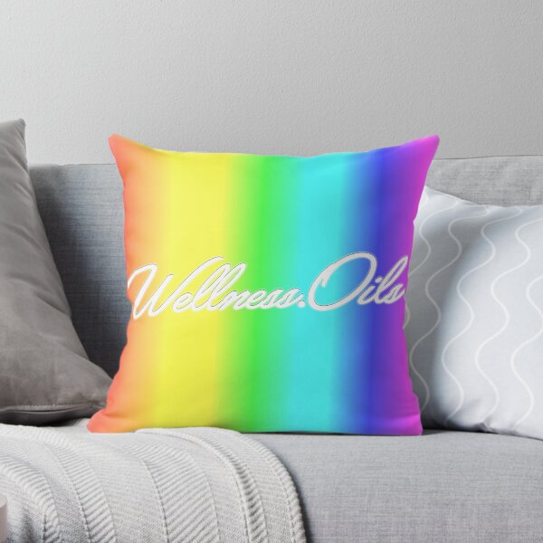Wellness Oils Throw Pillow
