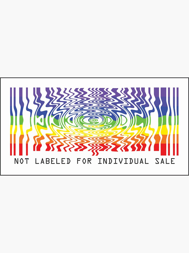""Not Labeled for Individual Sale" Nonconformist" Sticker for Sale by