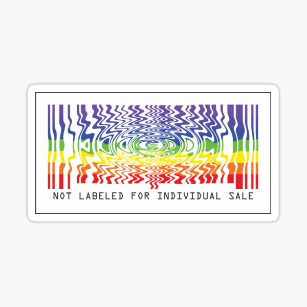 ""Not Labeled for Individual Sale" Nonconformist" Sticker for Sale by