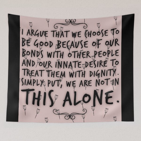 Item preview, We Are Not In This Alone designed and sold by kpccrafty.