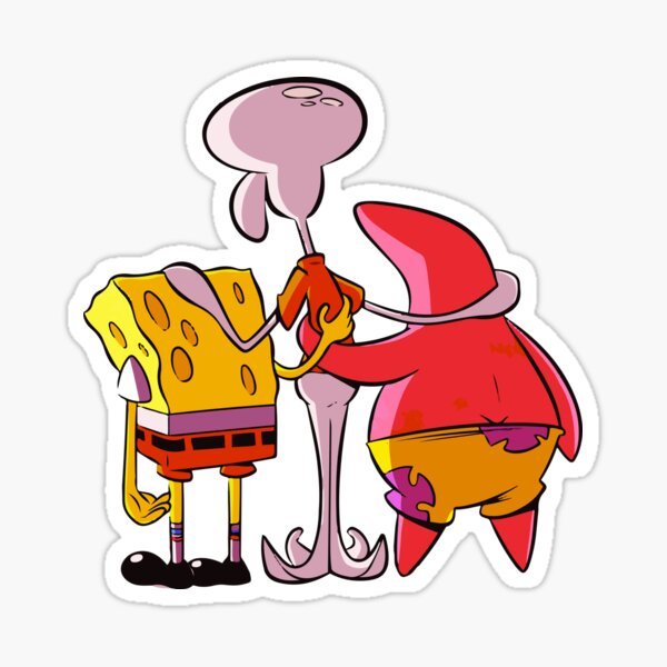 Sad Spongebob Stickers for Sale