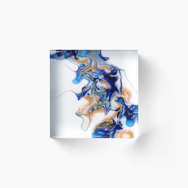 Item preview, Blue and Gold- original painting designed and sold by helenclare.