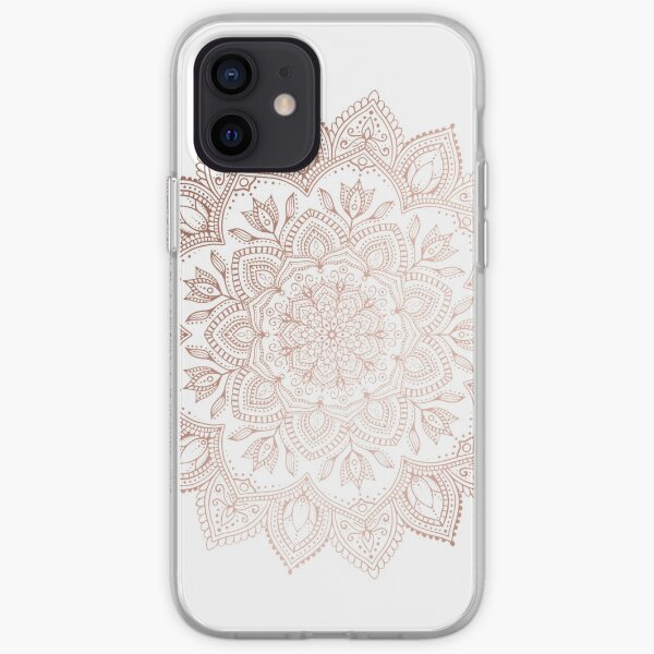 Boho Mandala - Rosegold iPhone Soft Case