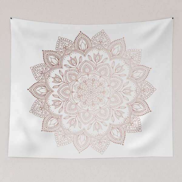 Item preview, Boho Mandala - Rosegold designed and sold by halconiandesign.