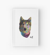 Colouful Huskamute Hardcover Journal