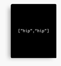 Hip Hip Hooray Programming Array Canvas Print