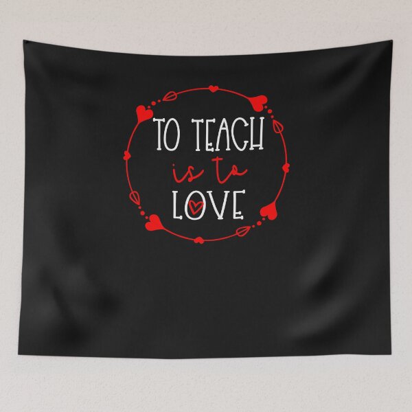 Item preview, Valentine Teacher To Teach Is To Love Red Trendy Holiday Gift designed and sold by Sapphire Star.