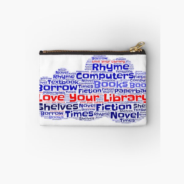 Item preview, Love Your Library Word Cloud designed and sold by KrossKiwi.