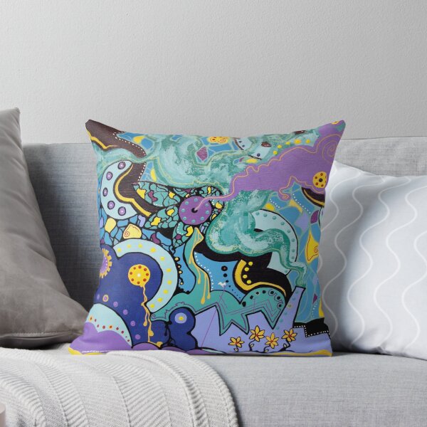 Falsified Garden Throw Pillow