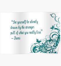 Rumi Love Quote Poster