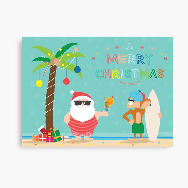 Christmas Card with Nate Canvas Print