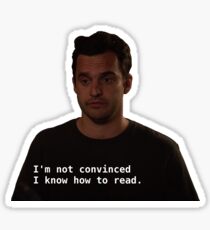 nick miller Sticker