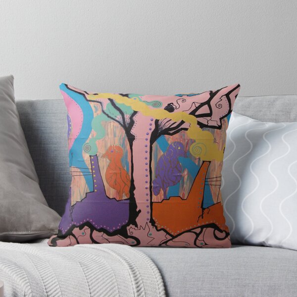Magnificent Torn in Two Throw Pillow