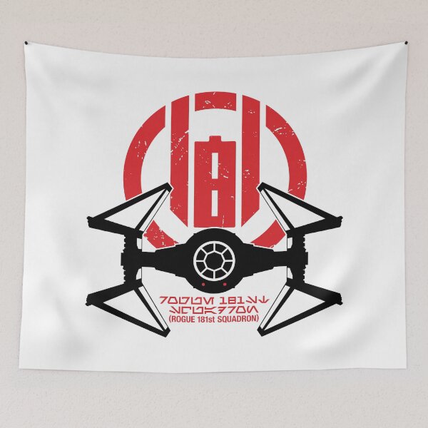 Item preview, Rogue 181st Squadron – TIE Interceptor (on white) designed and sold by DS-181-3.