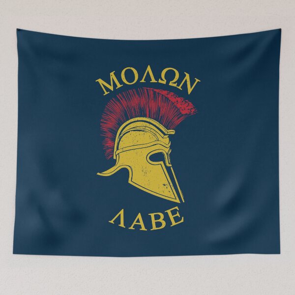 Item preview, Molon Labe Greek Spartan Helmet designed and sold by petestyles.