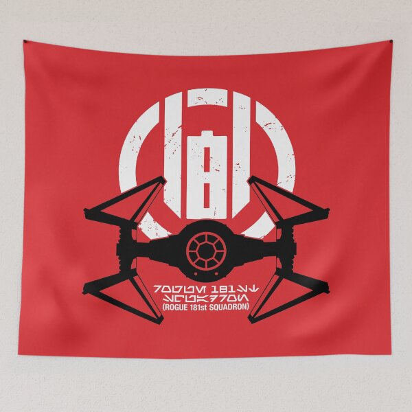 Item preview, Rogue 181st Squadron – TIE Interceptor (on red) designed and sold by DS-181-3.