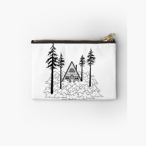 Item preview, Paradise is an A-frame Cabin - Original pen and ink illustrated design designed and sold by SnowlineArt.