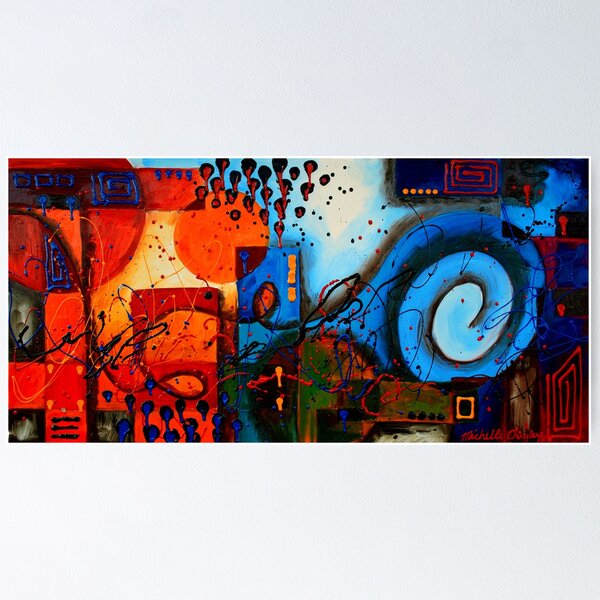 Item preview, Warm City Cool Sea designed and sold by Abstract D'Oyley.