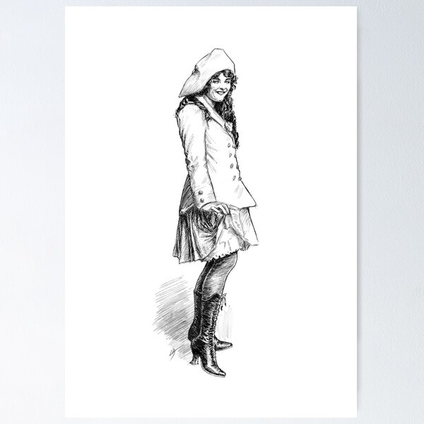Aperçu de l'œuvre Girl In Boots créée et vendue par Lyell Dolan.