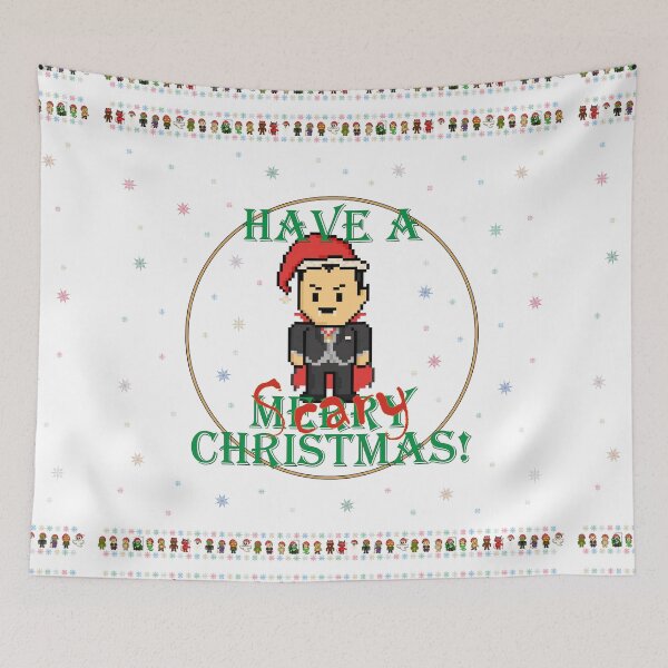 Item preview, Have A Scary Christmas Pixel Vampire! designed and sold by gkillerb.