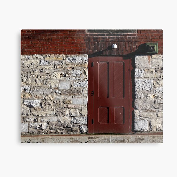 Gamble Mill Door Metal Print