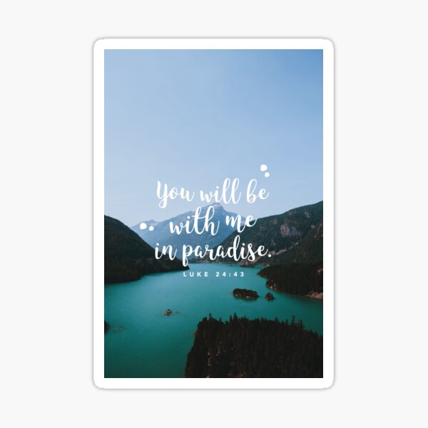 Wir sehen uns im Paradies Sticker