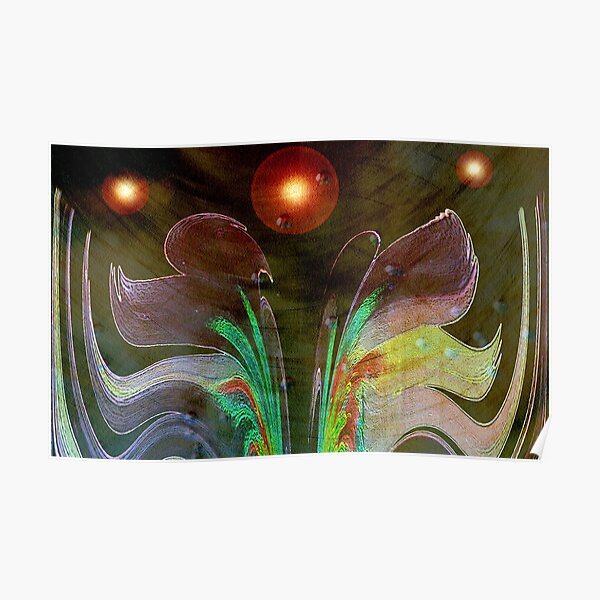 Space Flower © Poster