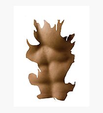 Six Pack Abs Shirt. (Male) Photographic Print