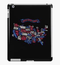 USA Word Map iPad Case/Skin