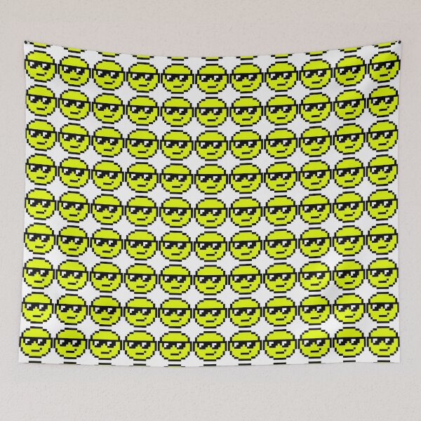 Item preview, Smiley Face Pixel Art designed and sold by RagnarokDesigns.