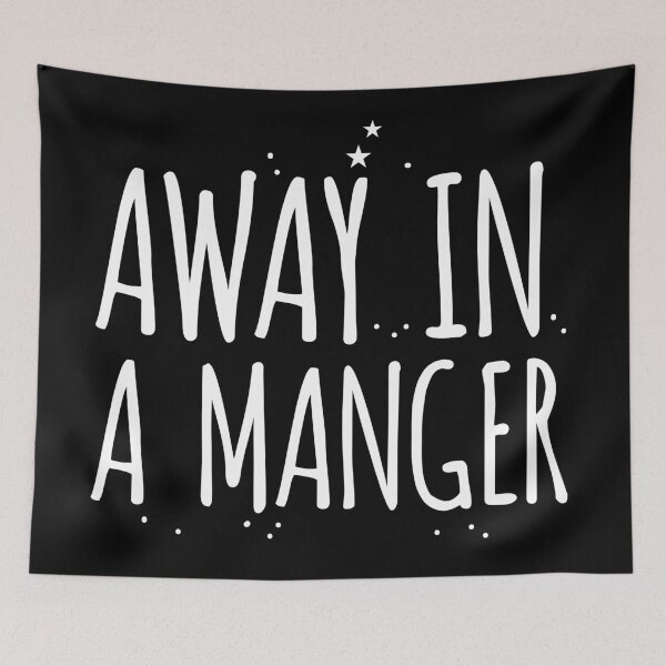 Item preview, AWAY in a Manger (Awesome Christmas carol) designed and sold by jazzydevil.