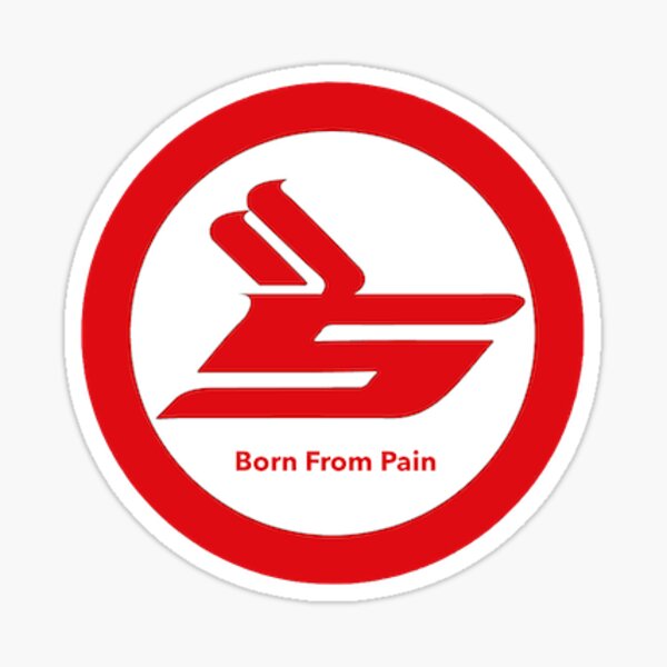 Item preview, Sicko Born From pain Ian connor logo sticker designed and sold by bornfrompain199.