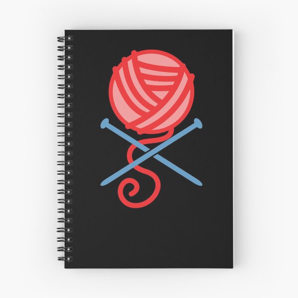 Item preview, Knitting Pirate crossbones in RED! designed and sold by jazzydevil.