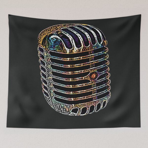 Item preview, Highly stylized Vintage Microphone designed and sold by morgan olk.