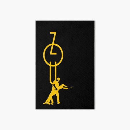 lets dance zouk - yellow Art Board Print