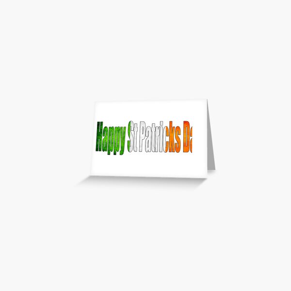 Happy St Patricks Day Greeting Card