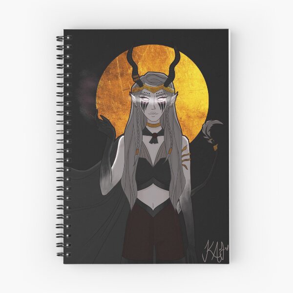 Item preview, Dungeons and Dragons TIEFLING SORCERER designed and sold by KaraMorrDraws.