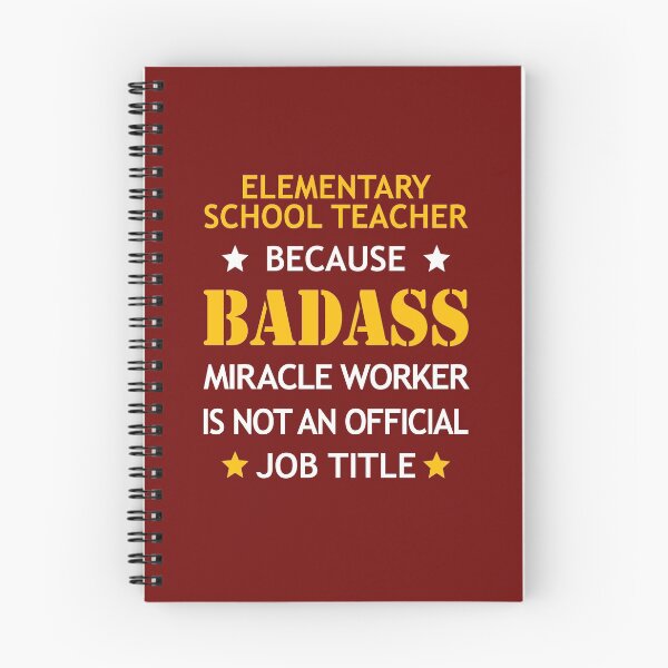 Item preview, Elementary School Teacher Badass Birthday Christmas Cool Gift designed and sold by smily-tees.