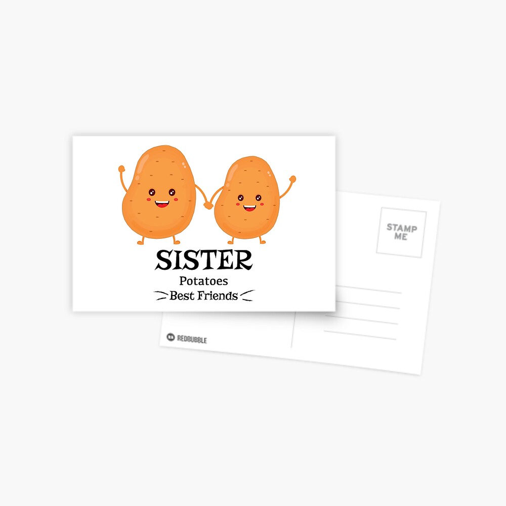Carte postale - Une meilleure amie est la sœur que la vie a oublié de nous  donner
