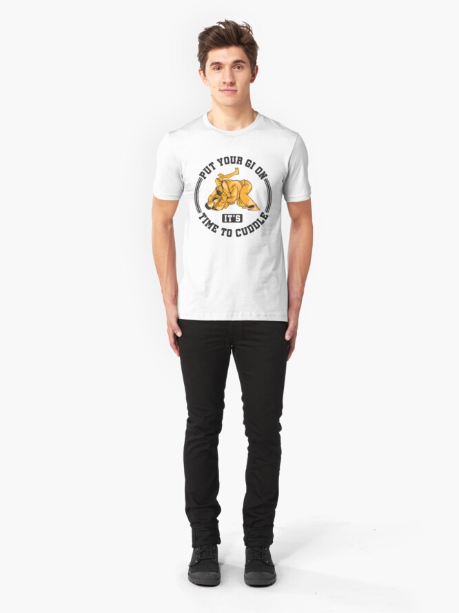 Alternative Ansicht von Put Your Gi On It's Time To Cuddle - Martial Arts Gift Slim Fit T-Shirt