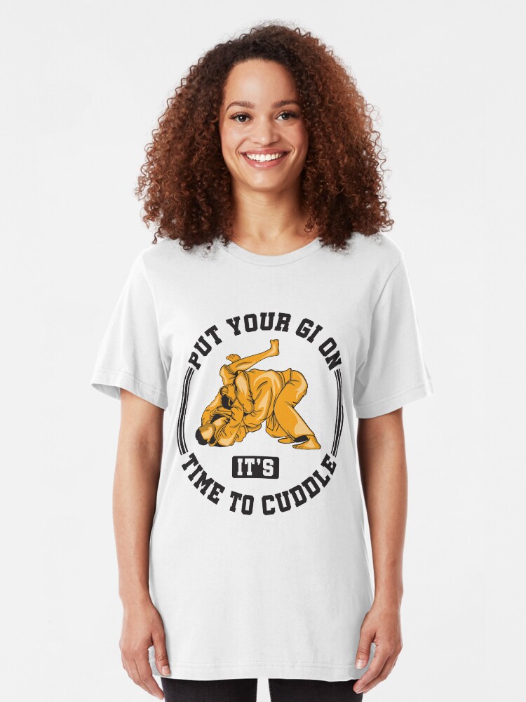 Alternative Ansicht von Put Your Gi On It's Time To Cuddle - Martial Arts Gift Slim Fit T-Shirt