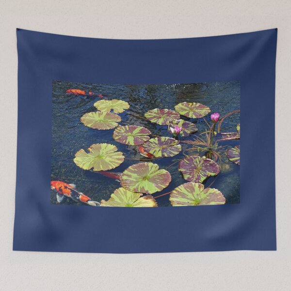 Item preview, Waterlilies and golden fish designed and sold by naturematters.