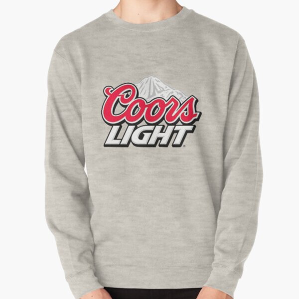 coors light hoodie with beer holder