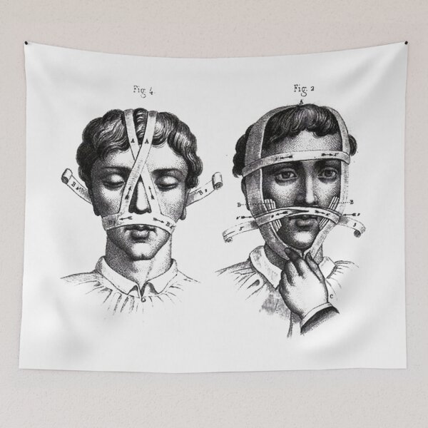 Item preview, Medical Illustration Head Bandages designed and sold by avidfan2000.