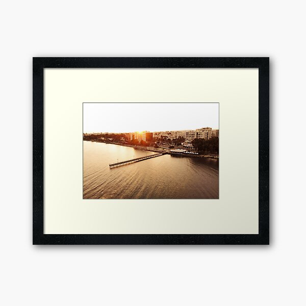 Enaerios Golden hour Framed Art Print