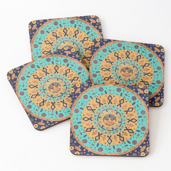 Item preview, Aztec Sun and  Glyphs  designed and sold by Nartissima.