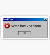 Burek Sticker