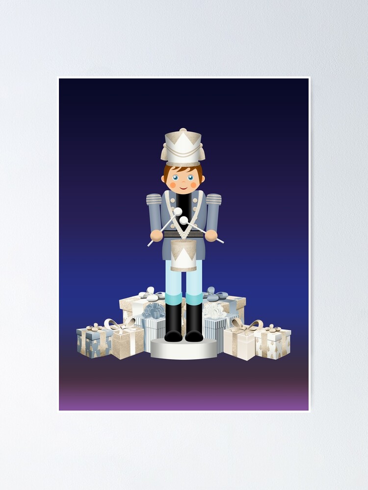 Roblox boy avatar in a snowy christmas scene