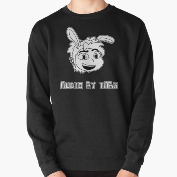 Audio by Tabs (black & white) Pullover Sweatshirt