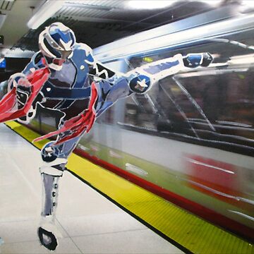Artwork thumbnail, Hero at Bart Station by Tomoe Nakamura